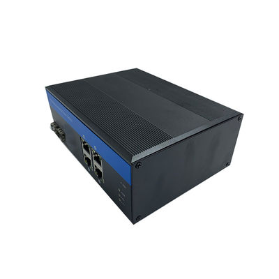 40Gbps الصناعية غير المُدارة POE Switch 10 / 100Base SFP Fiber Ports