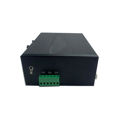40Gbps الصناعية غير المُدارة POE Switch 10 / 100Base SFP Fiber Ports