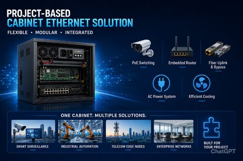 أحدث حالة شركة حول A Project-Based Cabinet Ethernet Solution