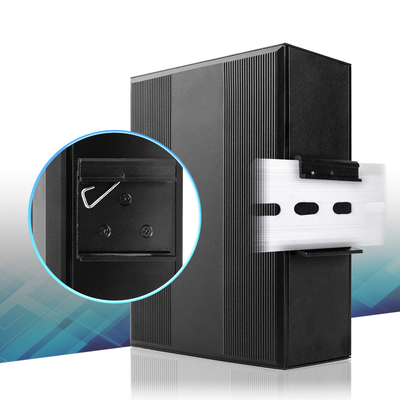 2.5G محول PoE المقاوم قابل للإدارة Gigabit Ethernet مزدوج DC48V المدخل 15.4W 30W IP40