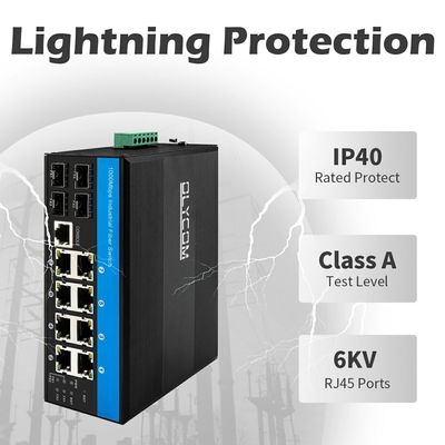 مفتاح ألياف ضوئية PoE مُدار من Olycom L2، شبكة SFP بسرعة 1 جيجابت و 2.5 جيجابت، ميزانية 240 واط، للاستخدام الخارجي، حاصل على شهادة CE