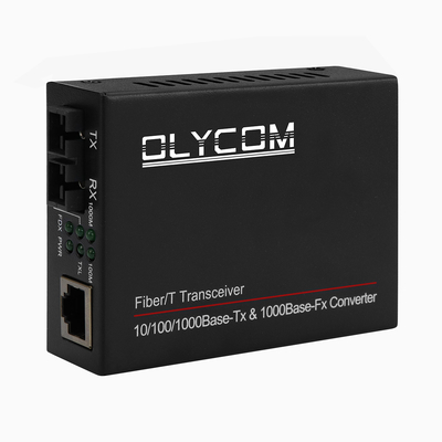 500m 850nm Multimode Dual Fiber Media Converter 10/100 / 1000M Network Ethernet