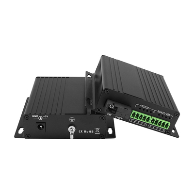 محول الألياف الإعلامية المتسلسل RS485 RS422 RS232 SC 20km لـ RTU HOST SCADA