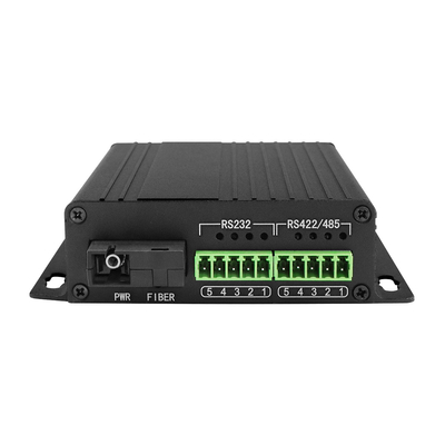 محول الألياف الإعلامية المتسلسل RS485 RS422 RS232 SC 20km لـ RTU HOST SCADA