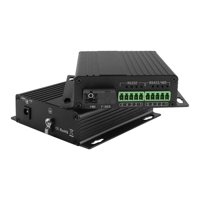 محول الألياف الإعلامية المتسلسل RS485 RS422 RS232 SC 20km لـ RTU HOST SCADA
