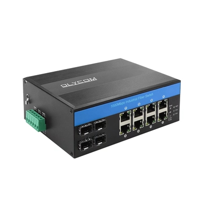 OLYCOM PoE Network Switch 8 Port 240W الميزانية الصناعية Gigabit Ethernet CE FCC