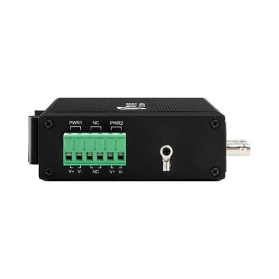 محول الوسائط غير المدارة المضغوطة المصغرة Gigabit ST Fiber 30km DC12V مزدوج