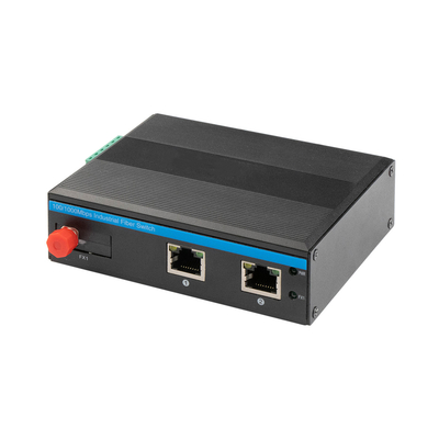 محول وسائل الإعلام غير المدار من جيجابيت متصلب FC Fiber Single Core 12V 24V