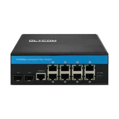 240W 10 Port Cloud Smart Managed POE Switch Gigabit PoE / PoE + 1G / 2.5G SFP Fiber