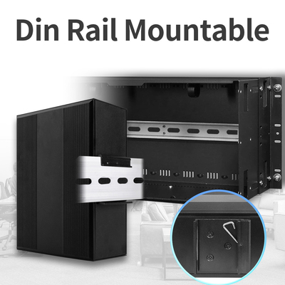 IM-WS080GE 8 منفذ E-Mark Ethernet Switch Gigabit غير مدير Din مثبت مدخل 24 فولت
