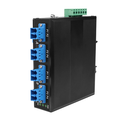 4 منفذ OBP حماية التحايل البصري نظام التبديل التلقائي DC12V منفذ LC أحادي الوضع