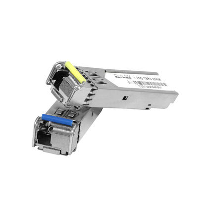 1.25G SFP Module الوضع الواحد 1310nm/1550nm 20km ناقل بصري بسيط