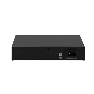 8 منافذ POE Gigabit Fiber Switch POE Watchdog مع 4 منافذ SFP / RJ45 Uplink 120W