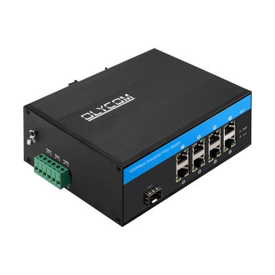 التبديل الصناعي غير المدار PoE 8 منفذ Gigabit الشبكة الصناعية غير المدارة 240W CE