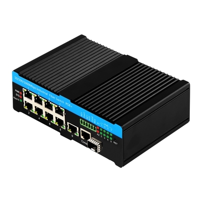 8 منافذ جيجابيت PoE مدير التبديل 802.3bt 90W مع 1 SFP / Copper Uplink 480W Budget