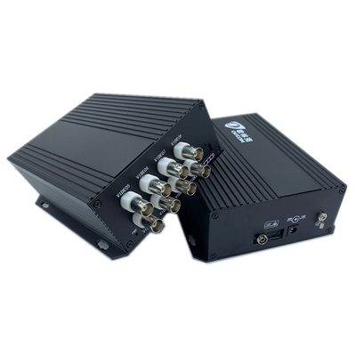 8ch Port 1080p AHD CVI TVI 20km Bnc Extender Fiber Optical HD Converter فيديو