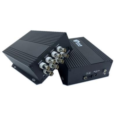 8ch Port 1080p HD Video Digital Optical Converter مع إرسال 20 كم للمراقبة الصناعية