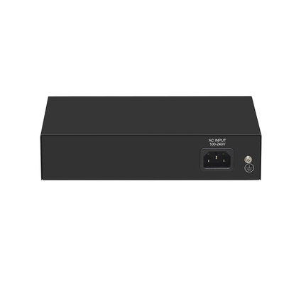 8 منفذ PoE Switch10/100M Ethernet السريع VLAN 250 متر PoE المسافة مدخل AC غير مدير