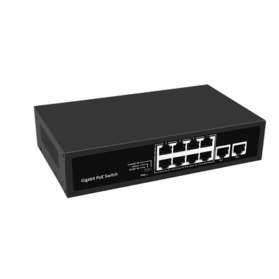 8 منافذ Gigabit PoE Network Switch VLAN 250 متر AI PoE 120W الميزانية غير المدارة