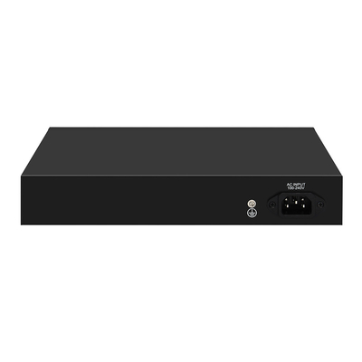 16 منفذ PoE Switch 10/100M Ethernet مع 2 SFP / RJ45 Uplink لكاميرات المراقبة المكتوبة 300W Budget
