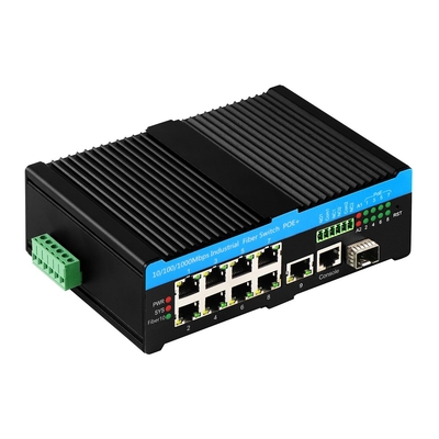 8 منفذ Ultra PoE L2 مدير التبديل ERPS 2.5G حلقة مع 1SFP / RJ45 Uplink PoE Af / At / Bt