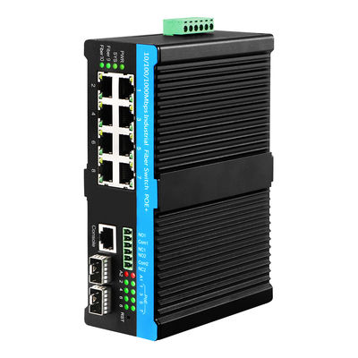8 منافذ Ultra PoE VLAN المدارة التبديل جيجابيت إثنتر 802.3bt متوافق 720W الميزانية