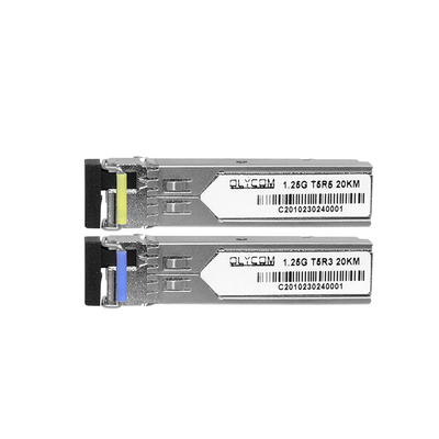 Cisco SFP Transceiver Module 1.25G BIDI WDM وضع واحد 20km 1310nm 1550nm DDM