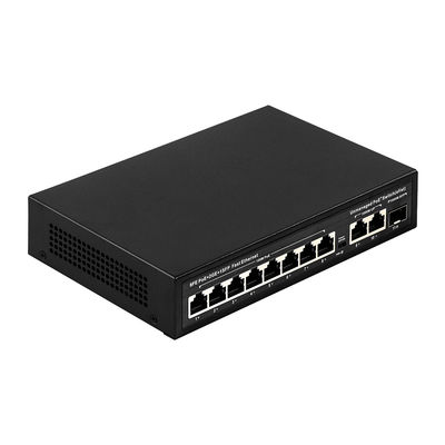 8 منافذ POE Switch مع 120W الطاقة و 250m الإرسال لمراقبة المراقبة - غير المدارة الألياف البصرية POE Switch