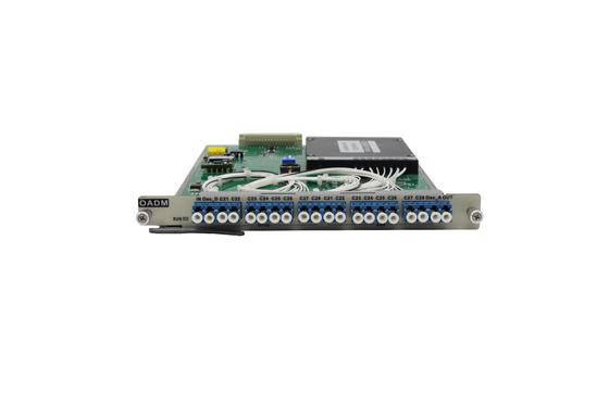 CWDM/DWDM نظام WDM قابل لإعادة التكوين OADM ضيف خفض البطاقة الضوئية