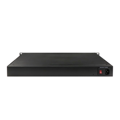1U رف 24 منفذ جيجابيت L2 تدير محول POE للشبكة الصناعية مع 12 RJ45 + 12 SFP