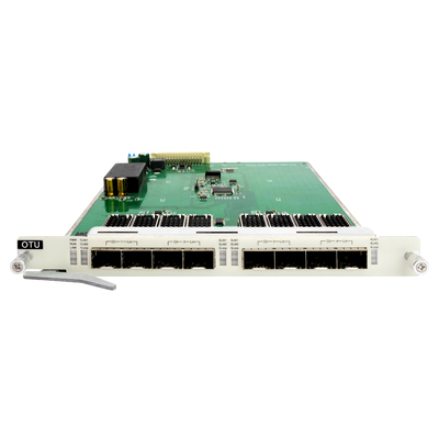 DWDM/CWDM الإرسال 8*Sfp+ 10G OTU بطاقة المرسل C النطاق 50GHz 96 موجة