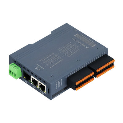 3 RJ45 منافذ Modbus-TCP / IP PLC IO Module مع 16DI + 16DO و 24VDC إمدادات الطاقة للسيطرة الصناعية