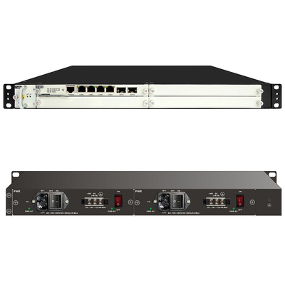 نظام الهيكل DWDM 1U لأربع بطاقات خدمة NMS AWG OLP EDFA قابلة للتبادل الساخن