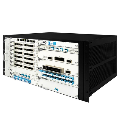 OTN DWDM 5U الهيكل 20 فتحة خدمة لـ 100G 200G 400G إدخال طاقة مزدوج