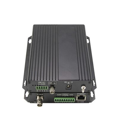 محول الألياف متعددة الخدمات الفيديو التناظري RS232/RS422 البيانات 10/100M Ethernet BiDI DC5V