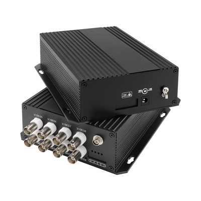 8 منفذ تحويل الألياف الضوئية الرقمية التناظرية CCTV مراقبة الفيديو المحوري DC5V