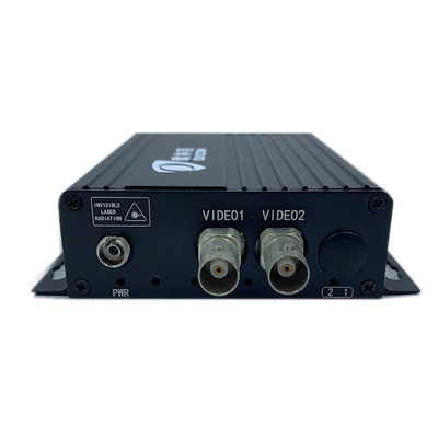 2 منفذ CCTV فيديو نظري محول الألياف الضوئية 720P DC5V FC / SC / ST Connector