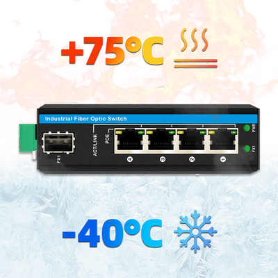 5 منافذ جيجابيت غير مدير POE Switch DC48-52V مفتاح إثنترنيت لتزويد الطاقة للاستخدام في الهواء الطلق
