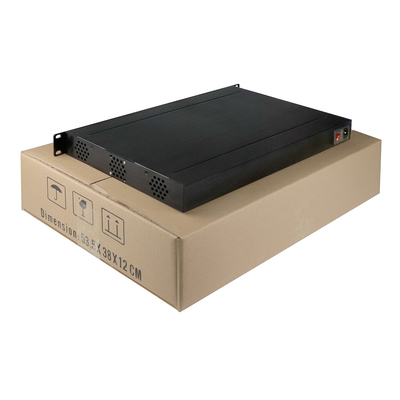 24 منفذ Gigabit L2 مدير التبديل 12 rj45 12 sfp 1U Rack-mount Ethernet Switch OEM/ODM