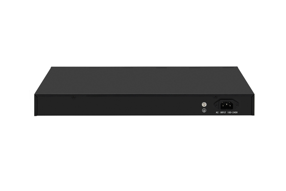 24 مفتاح شبكة منفذ 100M / 1G / 2.5G Ethernet 1G / 2.5G / 10G الألياف غير المدارة مع FAN