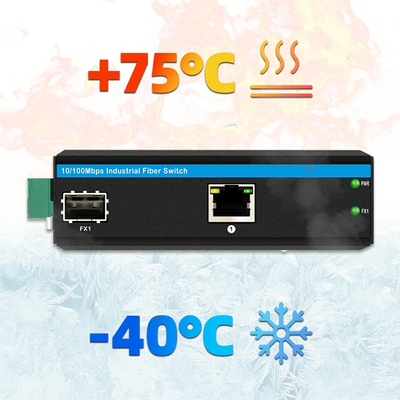 10 / 100m 2 منفذ محول الشبكة الصناعية Ethernet غير مدير DIN السكك الحديدية محول شبكة POE مع حماية مستوى IP40
