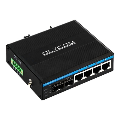 10/100/1000mbps مبدل POE مُدار بـ Gigabit مع فتحة 2 sfp