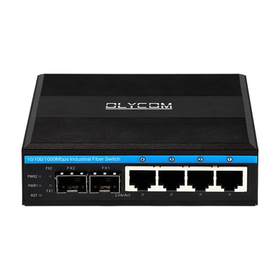 10/100/1000mbps مبدل POE مُدار بـ Gigabit مع فتحة 2 sfp