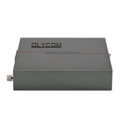محول وسائل الإعلام PoE Fast Ethernet Single-mode Fiber 30W Budget Unmanaged DC48V مدخل