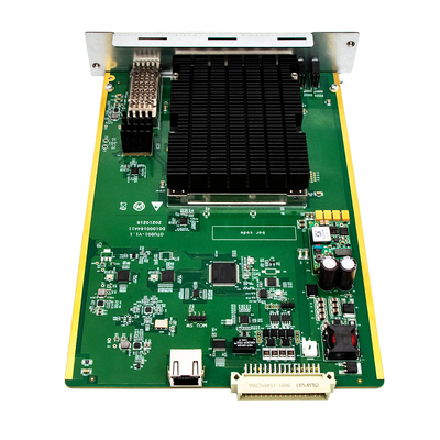 بطاقة OTU متماسكة 100G 1*QSFP28 إلى 1*DWDM 100G CFP DCO OEO Board C Band 50GHz