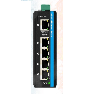 5 منفذ جيجابيت WEB المحول المدار 100/1000M دعم محول الشبكة RSTP 802.1Q
