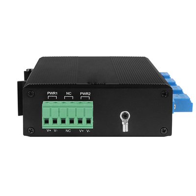 OM-FBS-44-SLC وحدة التحايل البصري وحدات اتصال LC ذات وضع واحد 12V 24V 48V Din مثبتة