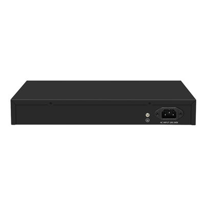 8 منفذ 10G Ethernet Switch غير مدير سرعة الاستشعار التلقائي مدخل واحد AC بدون مروحة CE