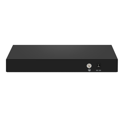 8 منفذ 10G مفتاح الألياف 1G 2.5G متوافق غير مدير DC12V مدخل مبني على Realtek