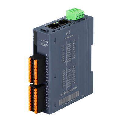 EtherCAT الحافلة PLC IO وحدة EtherCAT الممتدة عن بعد 16DI + 16DO وحدة الدين ريل I / O